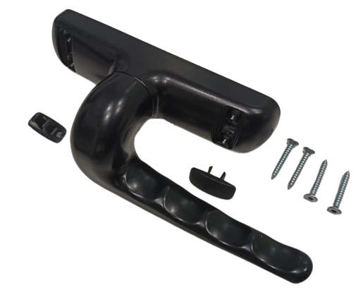 Single & Multi Point Locking Handle #132-504 For Casement & Awning Windows - 2-Pack Replacement Hardware